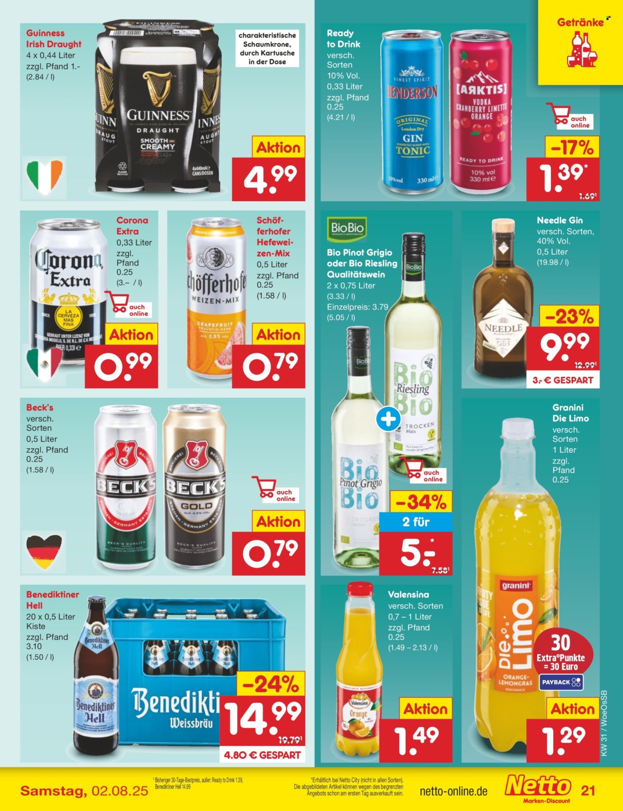 Netto Marken-Discount Prospekte  - 28.07.2025 - 2.08.2025. Seite 33