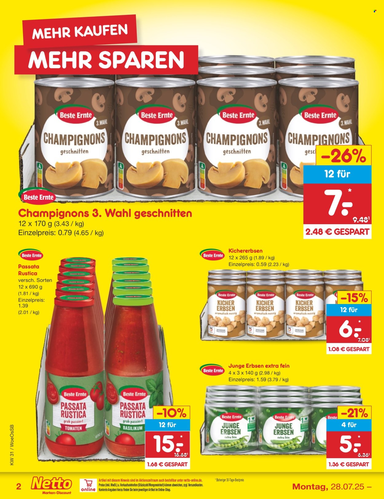 Netto Marken-Discount Prospekte  - 28.07.2025 - 2.08.2025. Seite 38