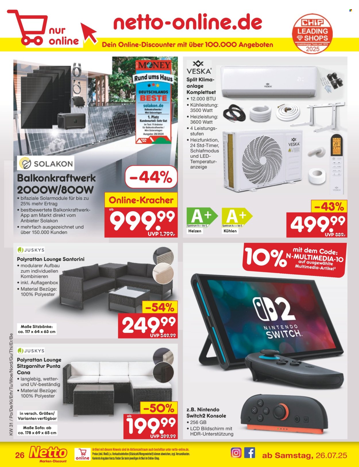 Netto Marken-Discount Prospekte  - 28.07.2025 - 2.08.2025. Seite 44