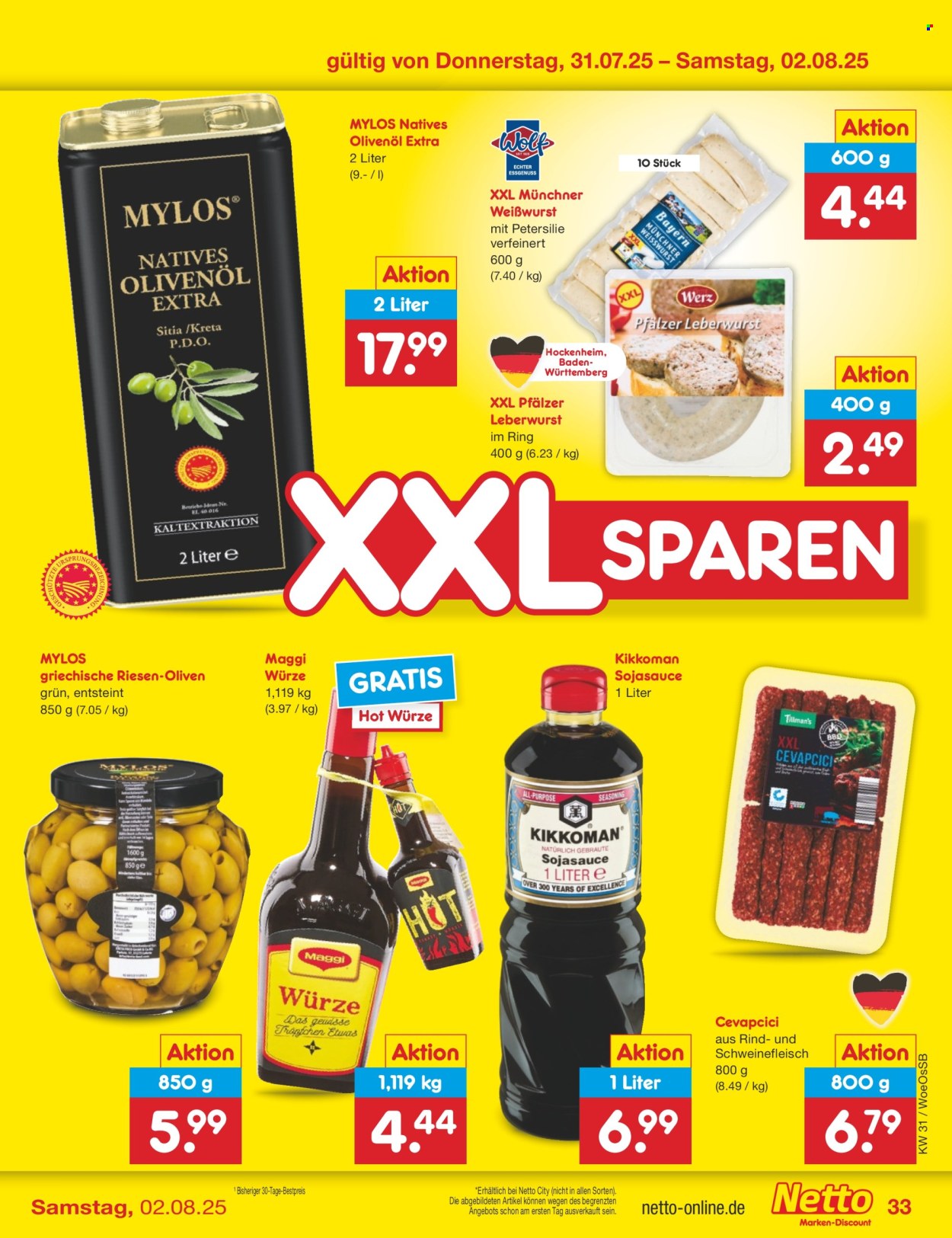 Netto Marken-Discount Prospekte  - 28.07.2025 - 2.08.2025. Seite 55