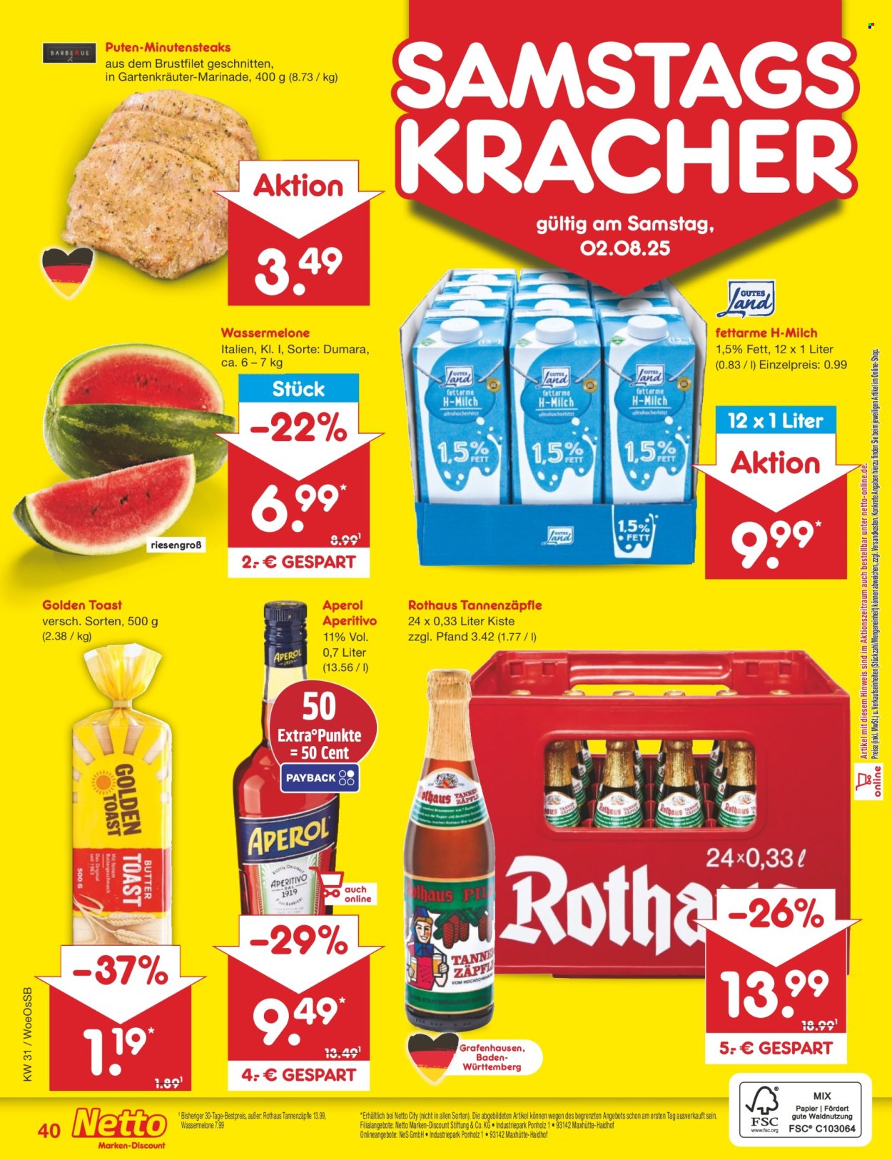 Netto Marken-Discount Prospekte  - 28.07.2025 - 2.08.2025. Seite 64