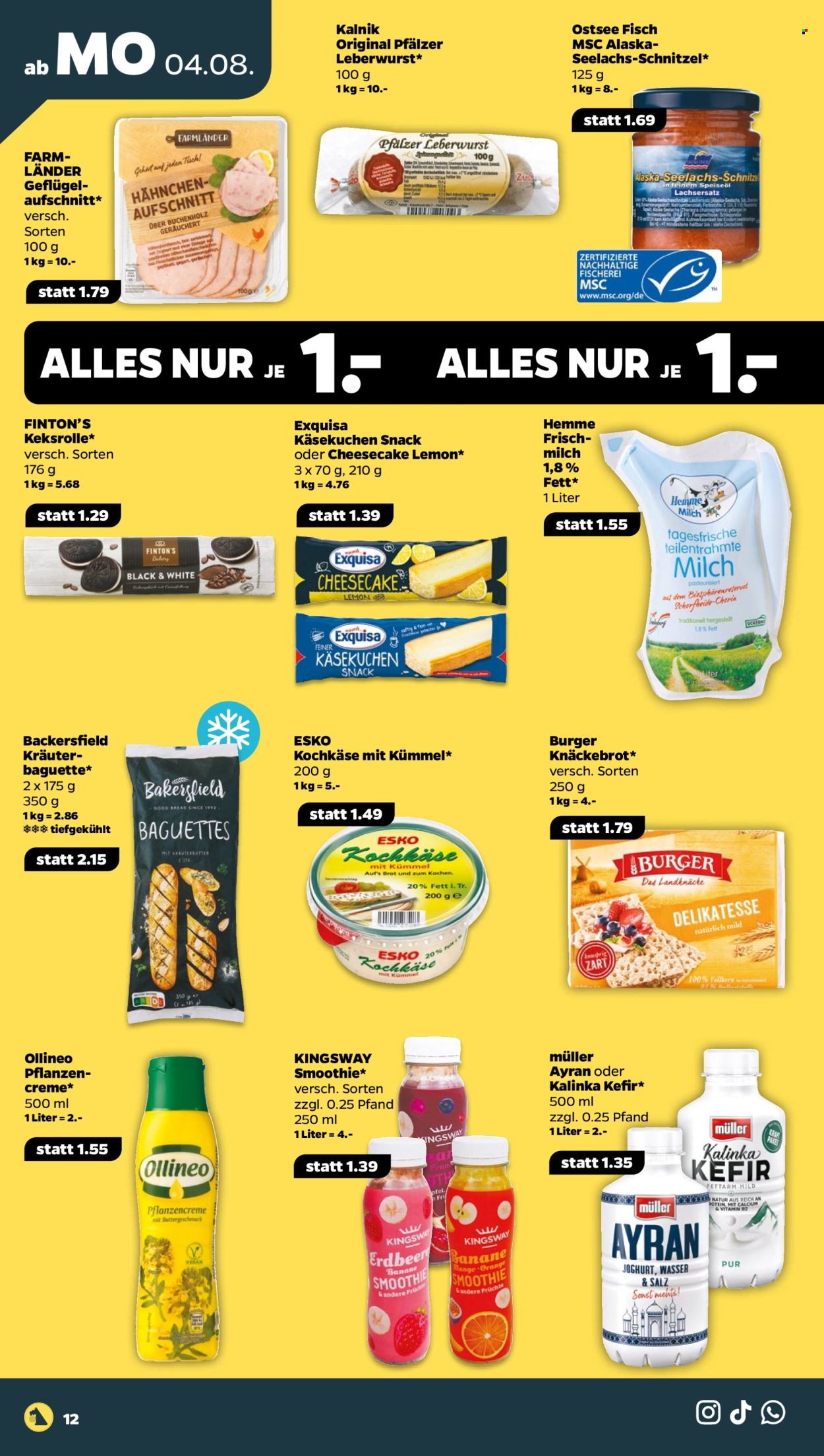 Netto Prospekte  - 4.08.2025 - 9.08.2025. Seite 12