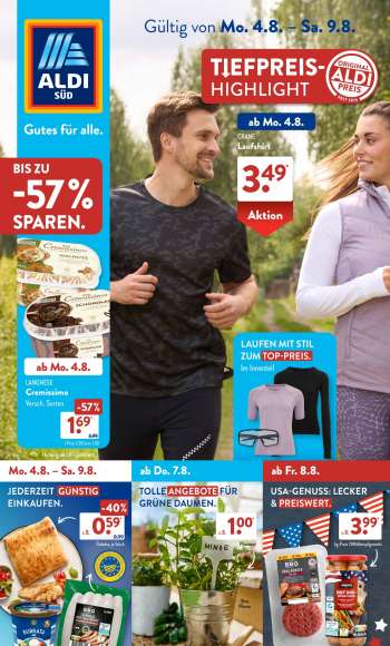 Prospekte ALDI SÜD - 4.08.2025 - 9.08.2025.