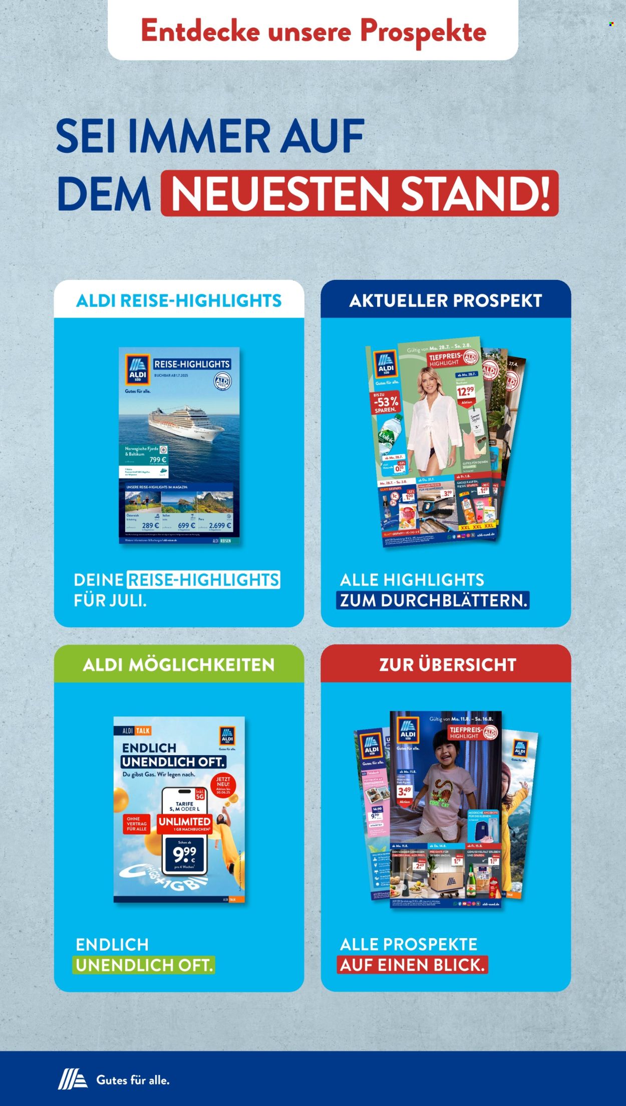 ALDI SÜD Prospekte  - 4.08.2025 - 9.08.2025. Seite 44