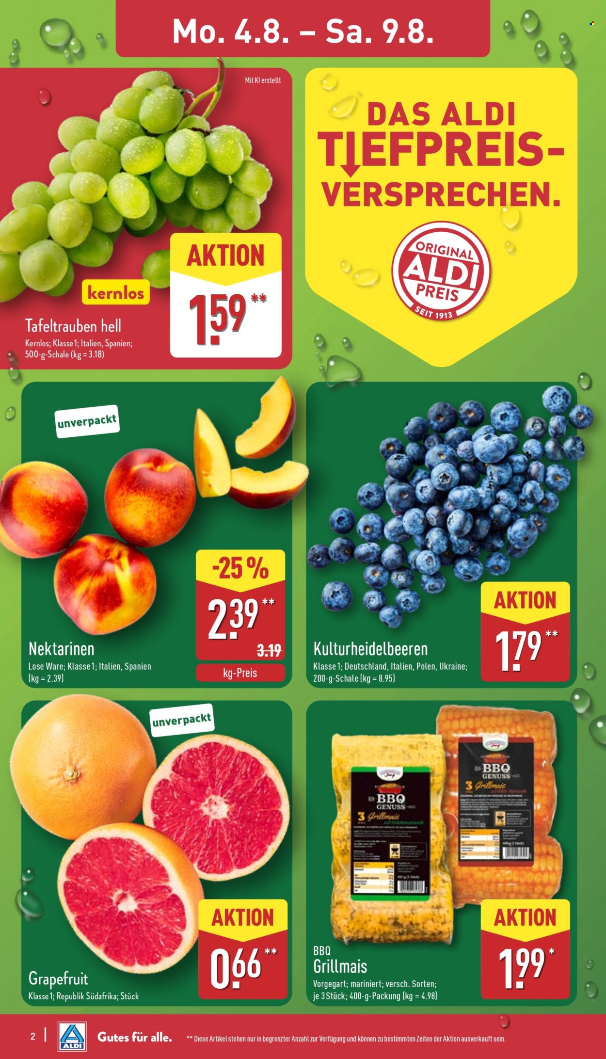 ALDI Nord Prospekte  - 4.08.2025 - 9.08.2025. Seite 2