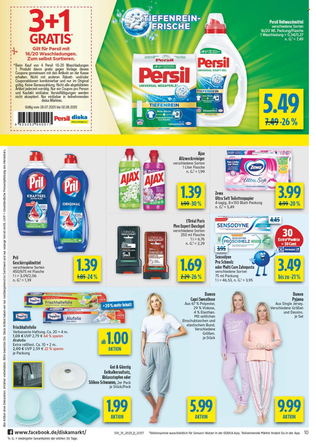Diska Prospekte  - 28.07.2025 - 2.08.2025. Seite 10
