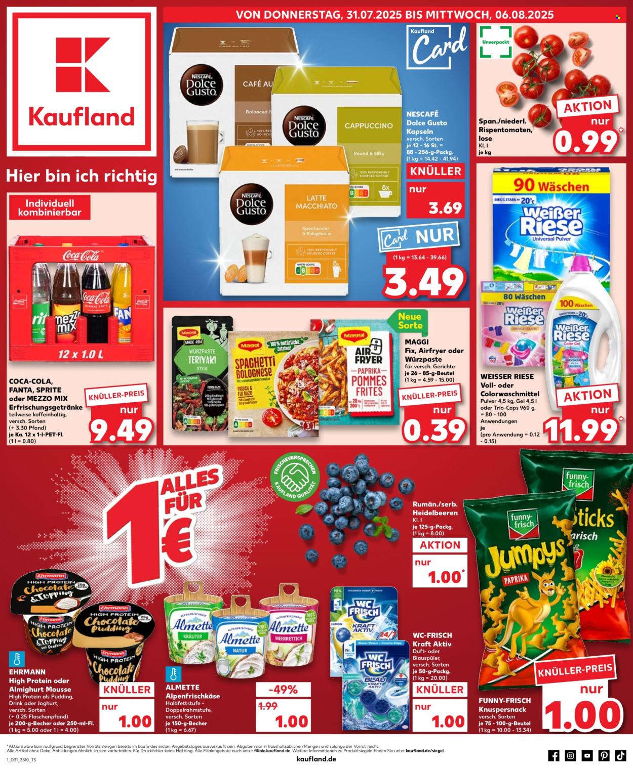 Kaufland Prospekte  - 31.07.2025 - 6.08.2025. Seite 1