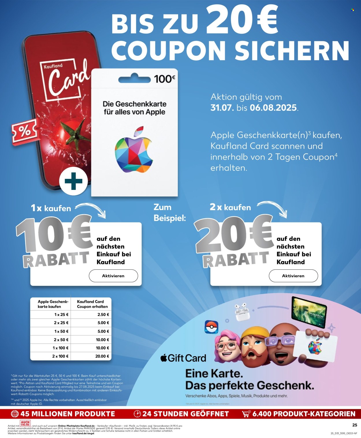 Kaufland Prospekte  - 31.07.2025 - 6.08.2025. Seite 25