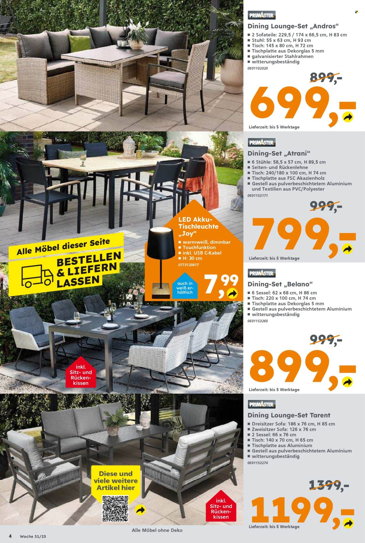 Globus Baumarkt Prospekte  - 28.07.2025 - 2.08.2025. Seite 4