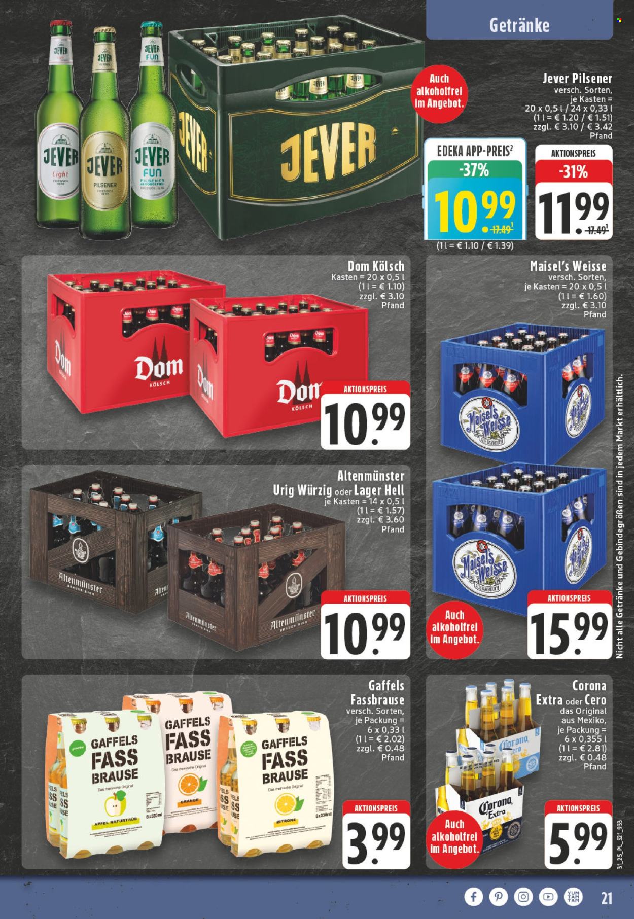 Edeka Prospekte  - 28.07.2025 - 2.08.2025. Seite 21