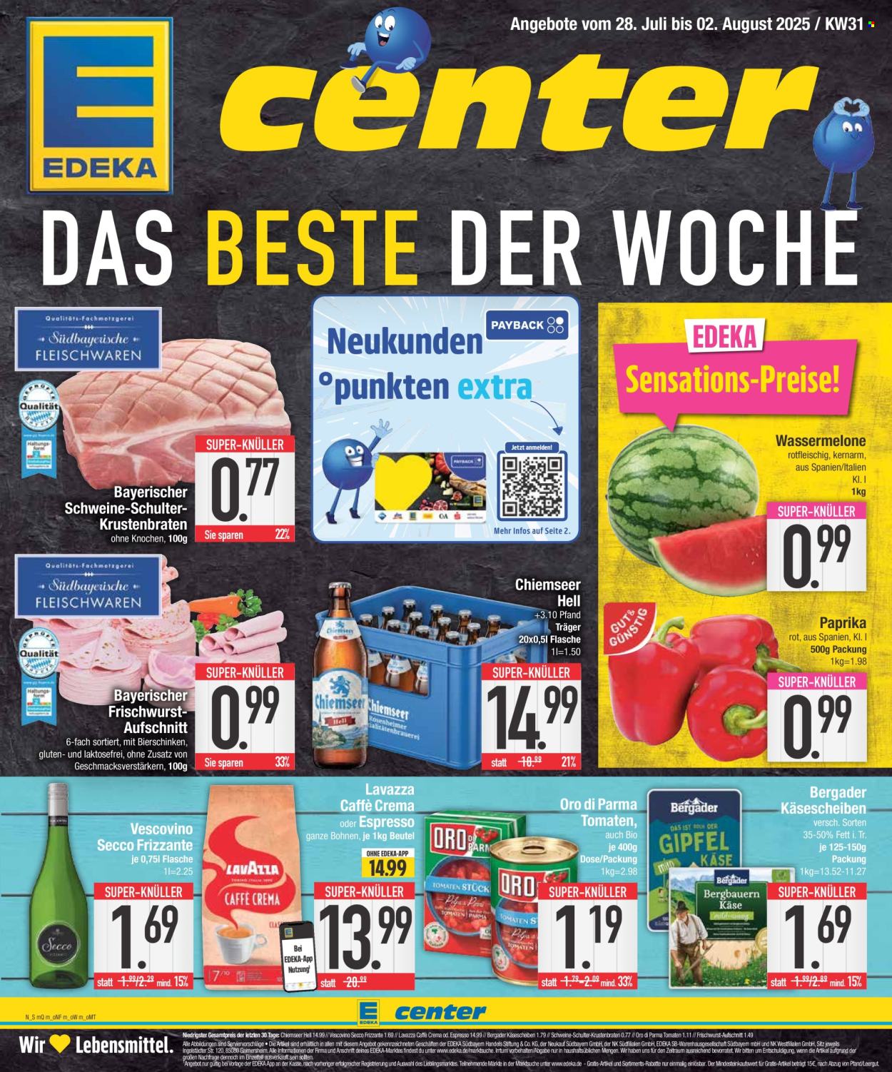 Edeka Prospekte  - 28.07.2025 - 2.08.2025. Seite 1