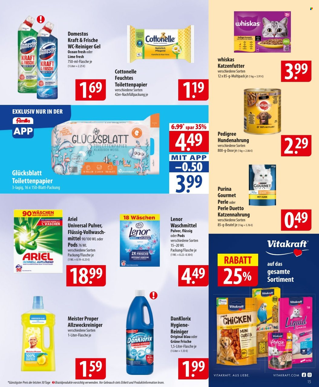 famila Prospekte  - 28.07.2025 - 2.08.2025. Seite 15