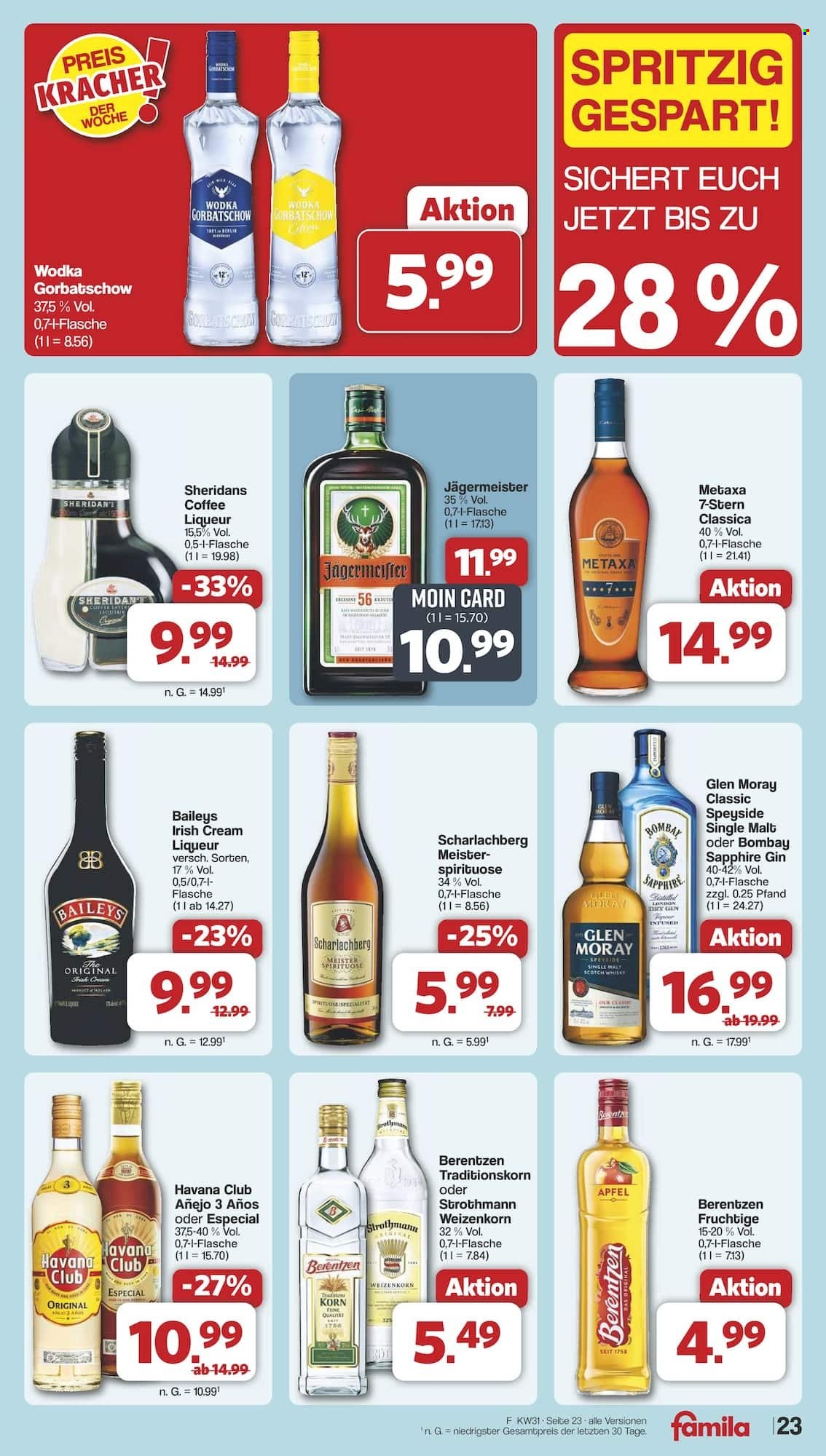 famila Prospekte  - 28.07.2025 - 2.08.2025. Seite 28
