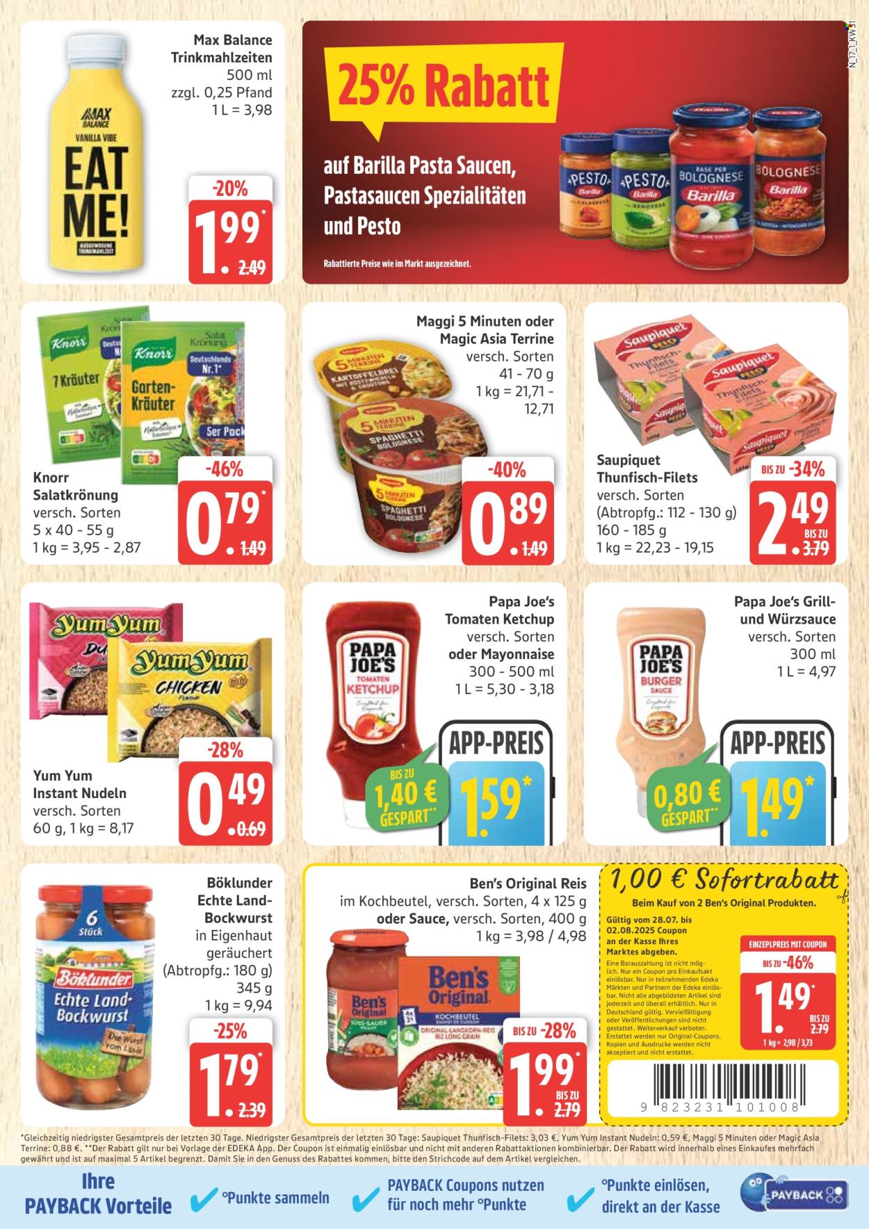 Marktkauf Prospekte  - 28.07.2025 - 2.08.2025. Seite 17