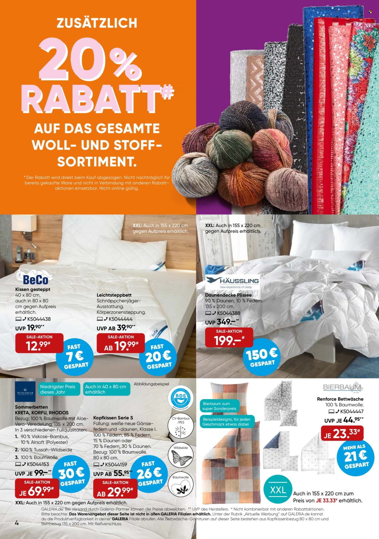 GALERIA Karstadt Kaufhof Prospekte  - 30.07.2025 - 5.08.2025. Seite 4