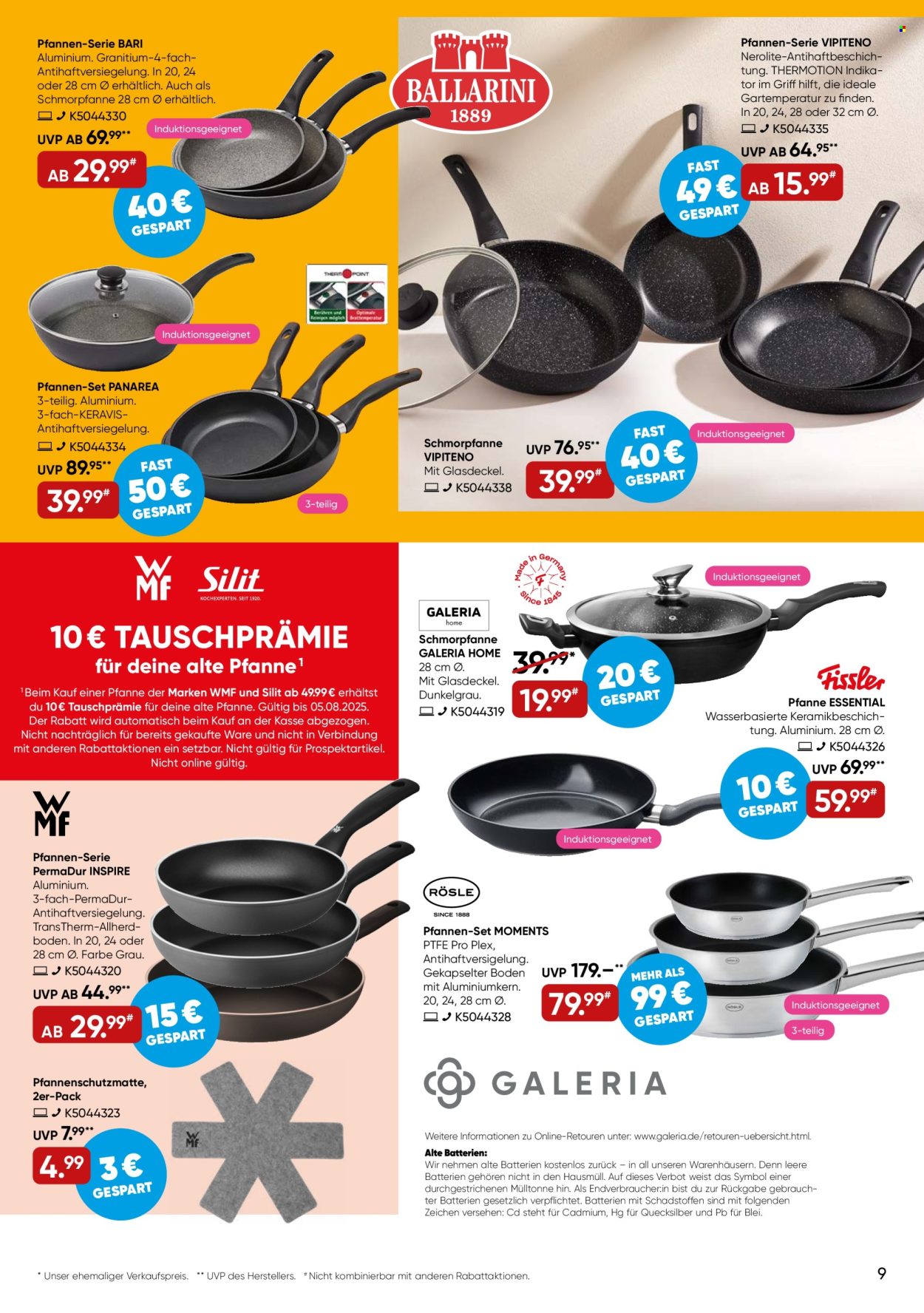 GALERIA Karstadt Kaufhof Prospekte  - 30.07.2025 - 5.08.2025. Seite 9