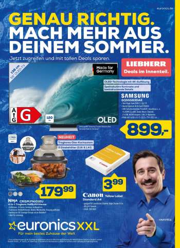 Prospekte Euronics - 30.07.2025 - 10.08.2025.