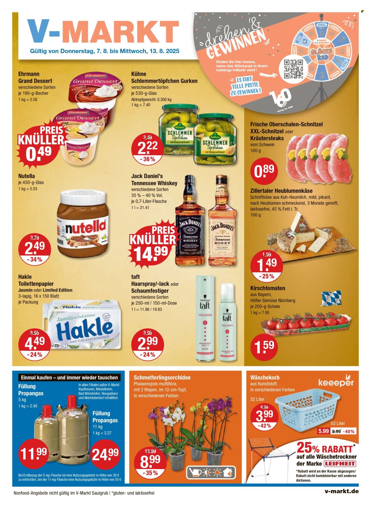 V-Markt Prospekte  - 7.08.2025 - 13.08.2025. Seite 1