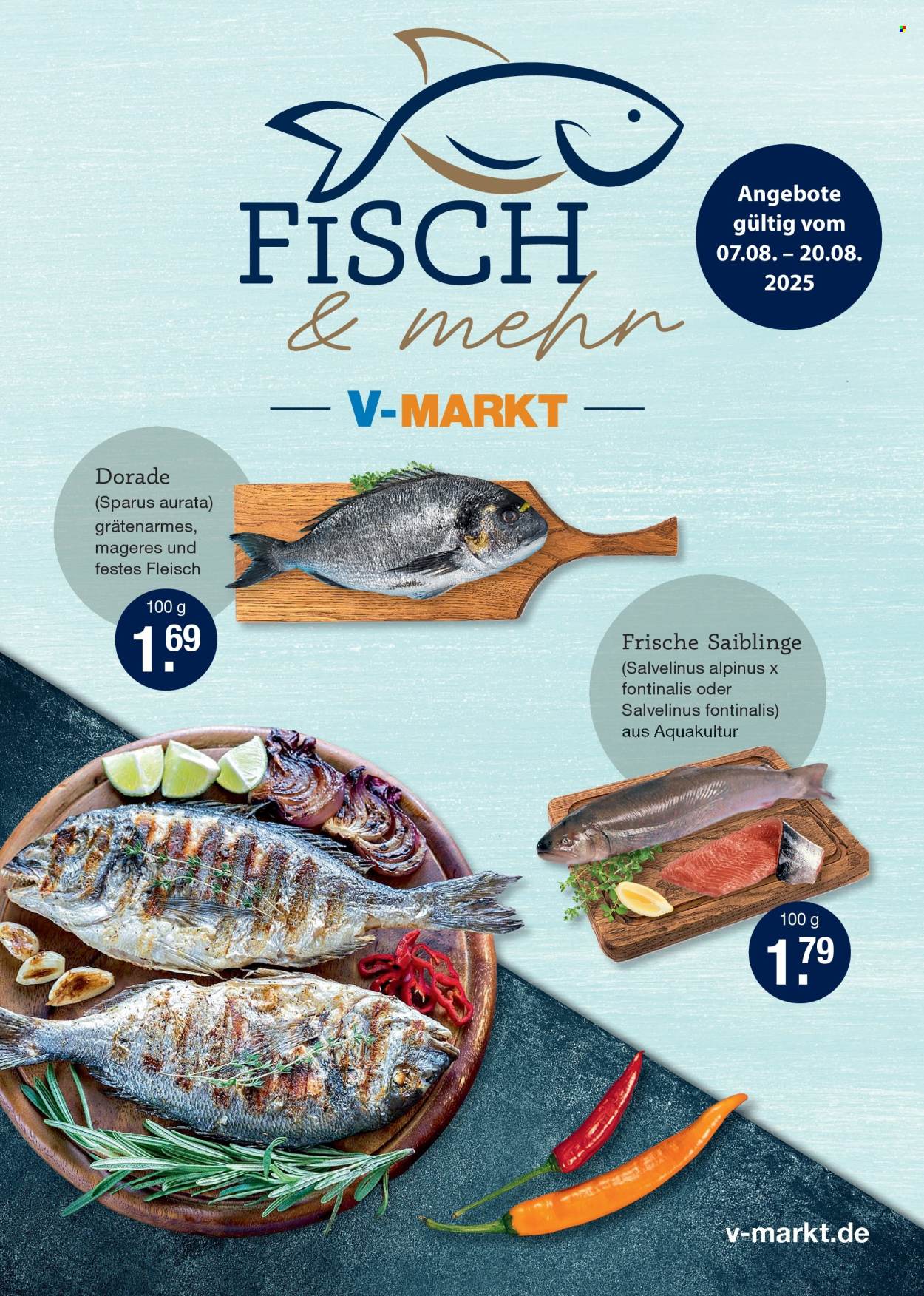 V-Markt Prospekte  - 7.08.2025 - 20.08.2025. Seite 1
