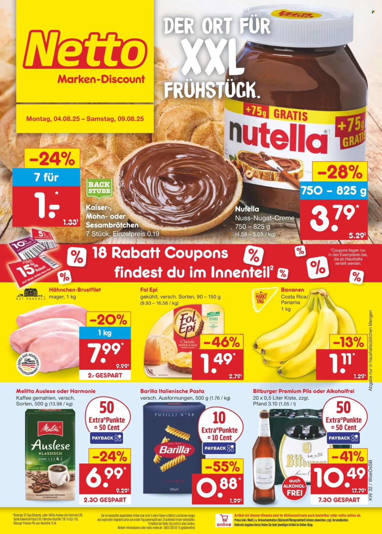 Netto Marken-Discount Prospekte  - 4.08.2025 - 9.08.2025. Seite 1