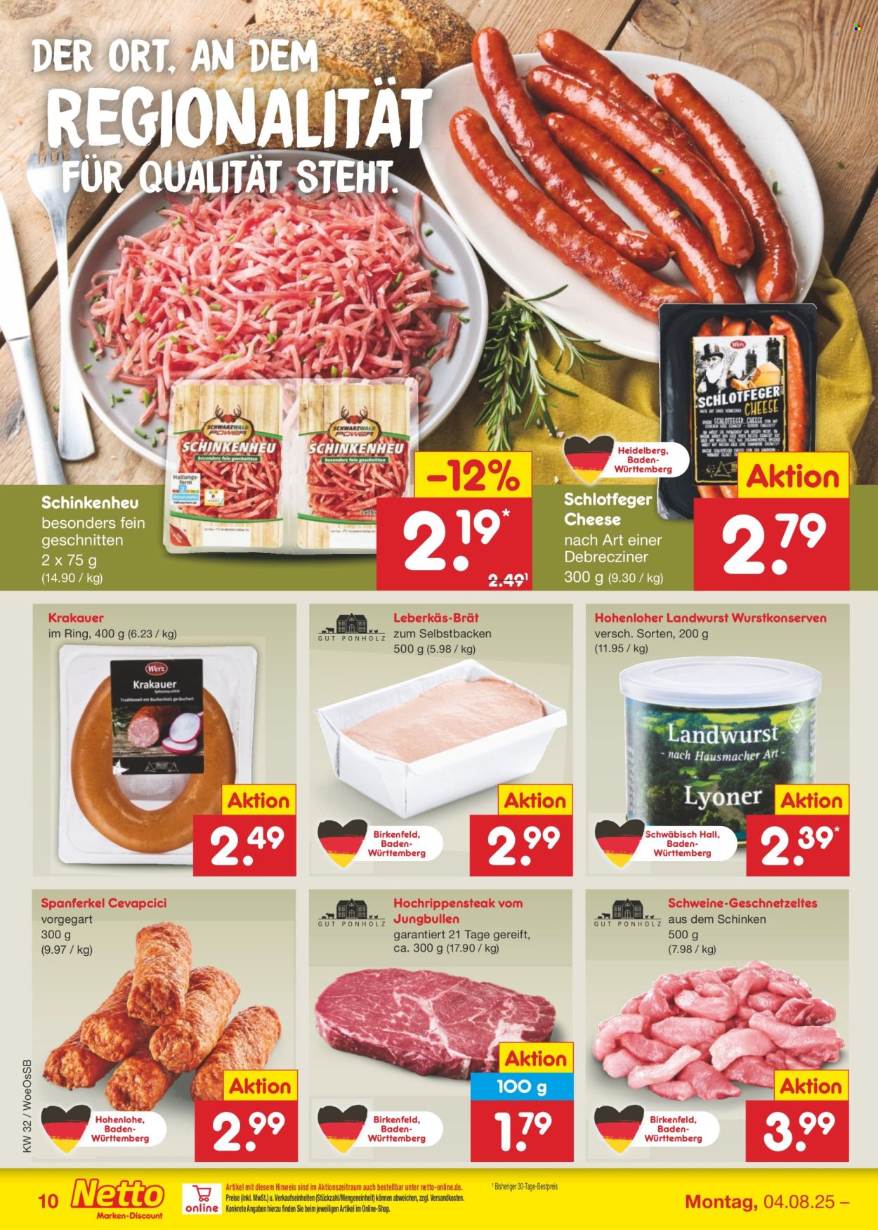 Netto Marken-Discount Prospekte  - 4.08.2025 - 9.08.2025. Seite 12