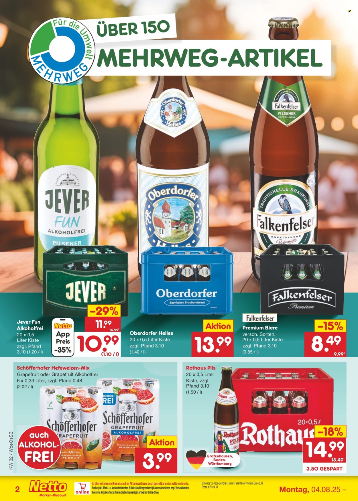 Netto Marken-Discount Prospekte  - 4.08.2025 - 9.08.2025. Seite 34