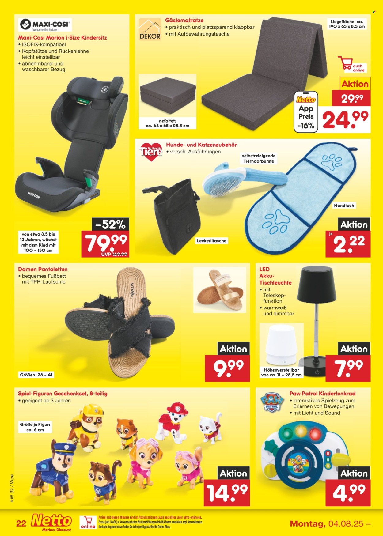 Netto Marken-Discount Prospekte  - 4.08.2025 - 9.08.2025. Seite 38