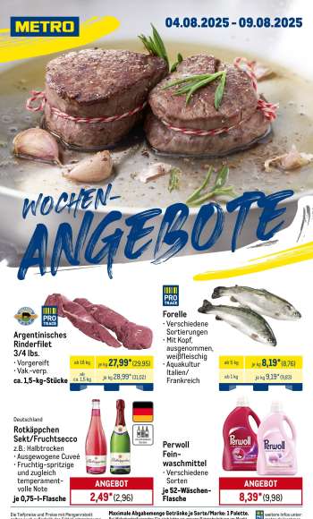 Prospekte Metro - 4.08.2025 - 9.08.2025.