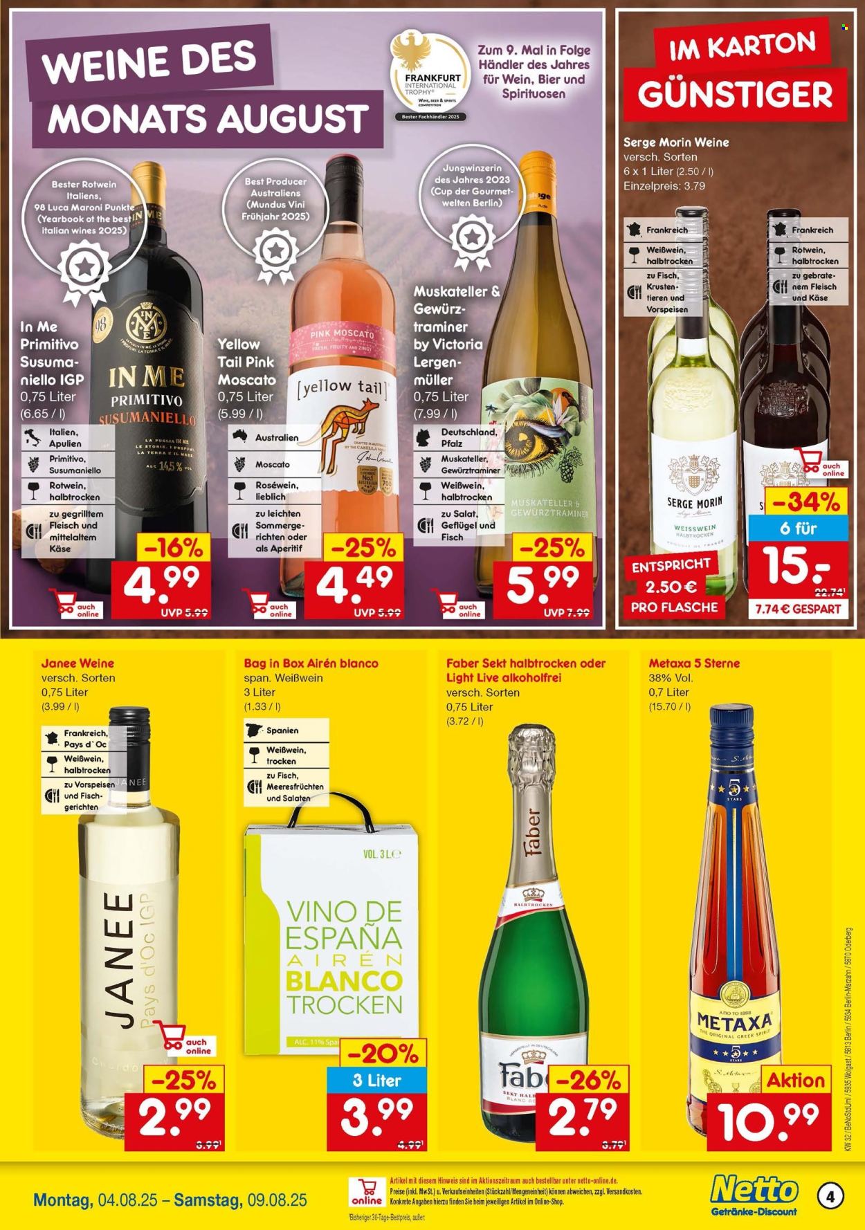 Netto Marken-Discount Prospekte  - 4.08.2025 - 9.08.2025. Seite 4
