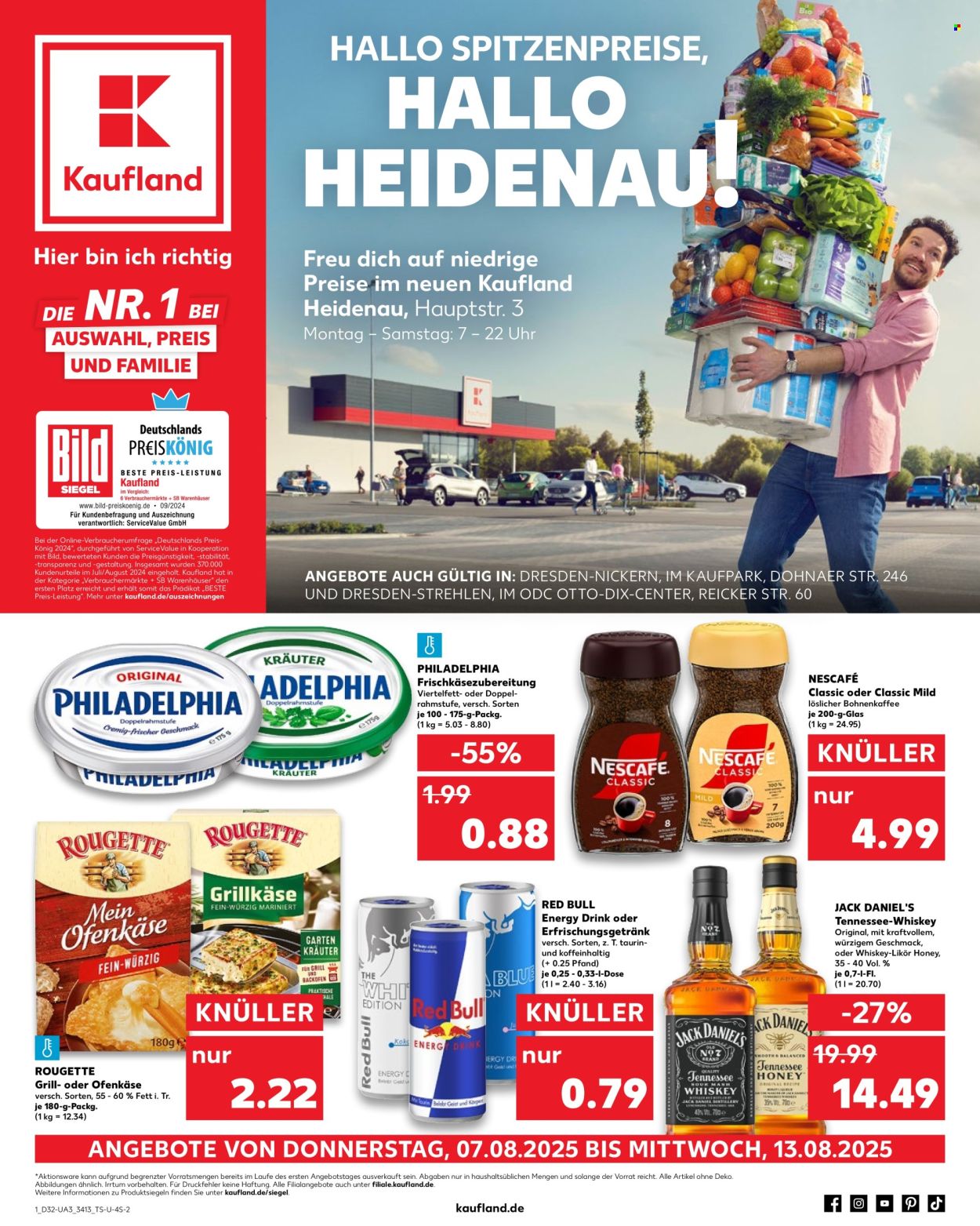 Kaufland Prospekte  - 7.08.2025 - 13.08.2025. Seite 1