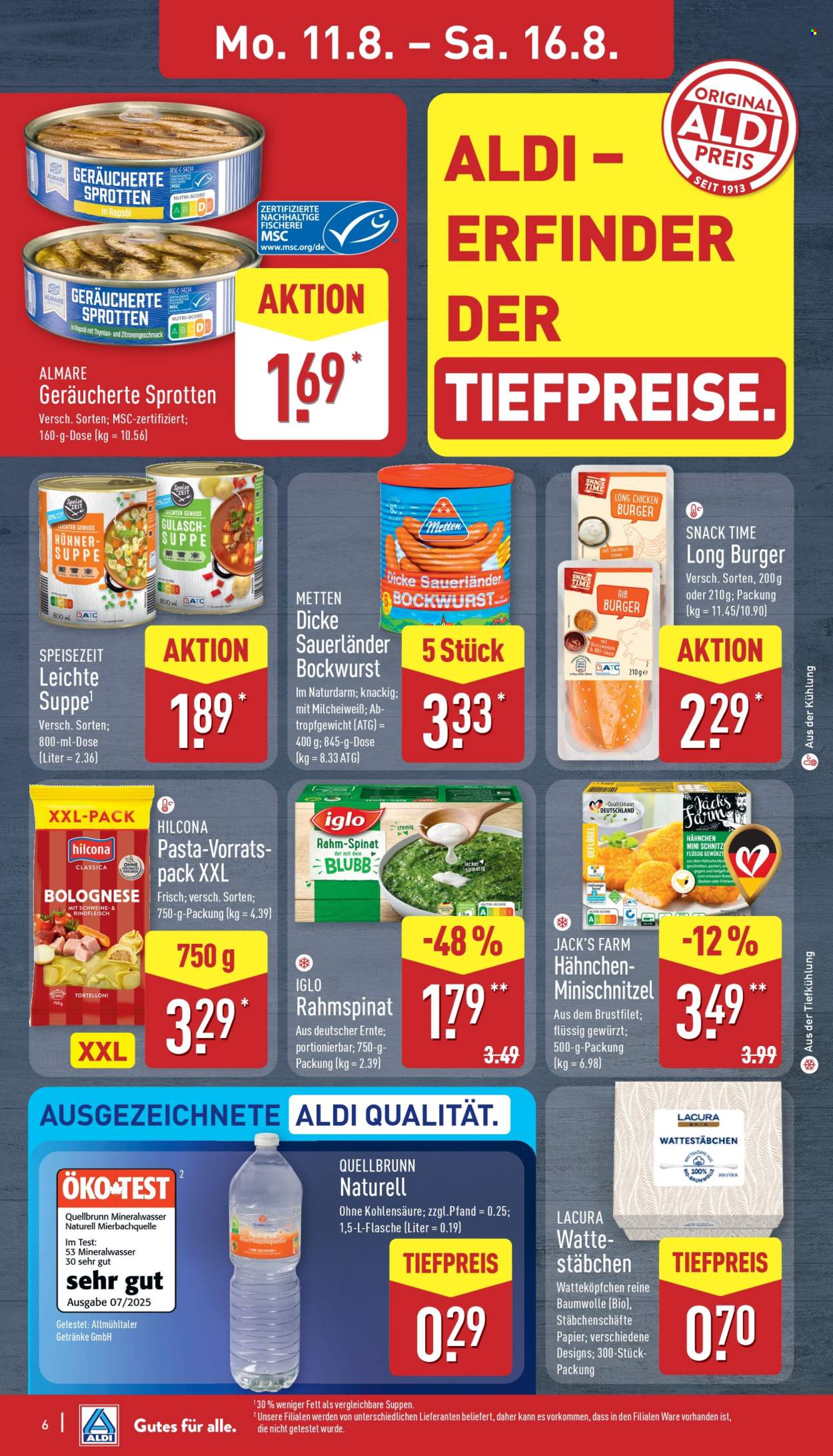 ALDI Nord Prospekte  - 11.08.2025 - 16.08.2025. Seite 6