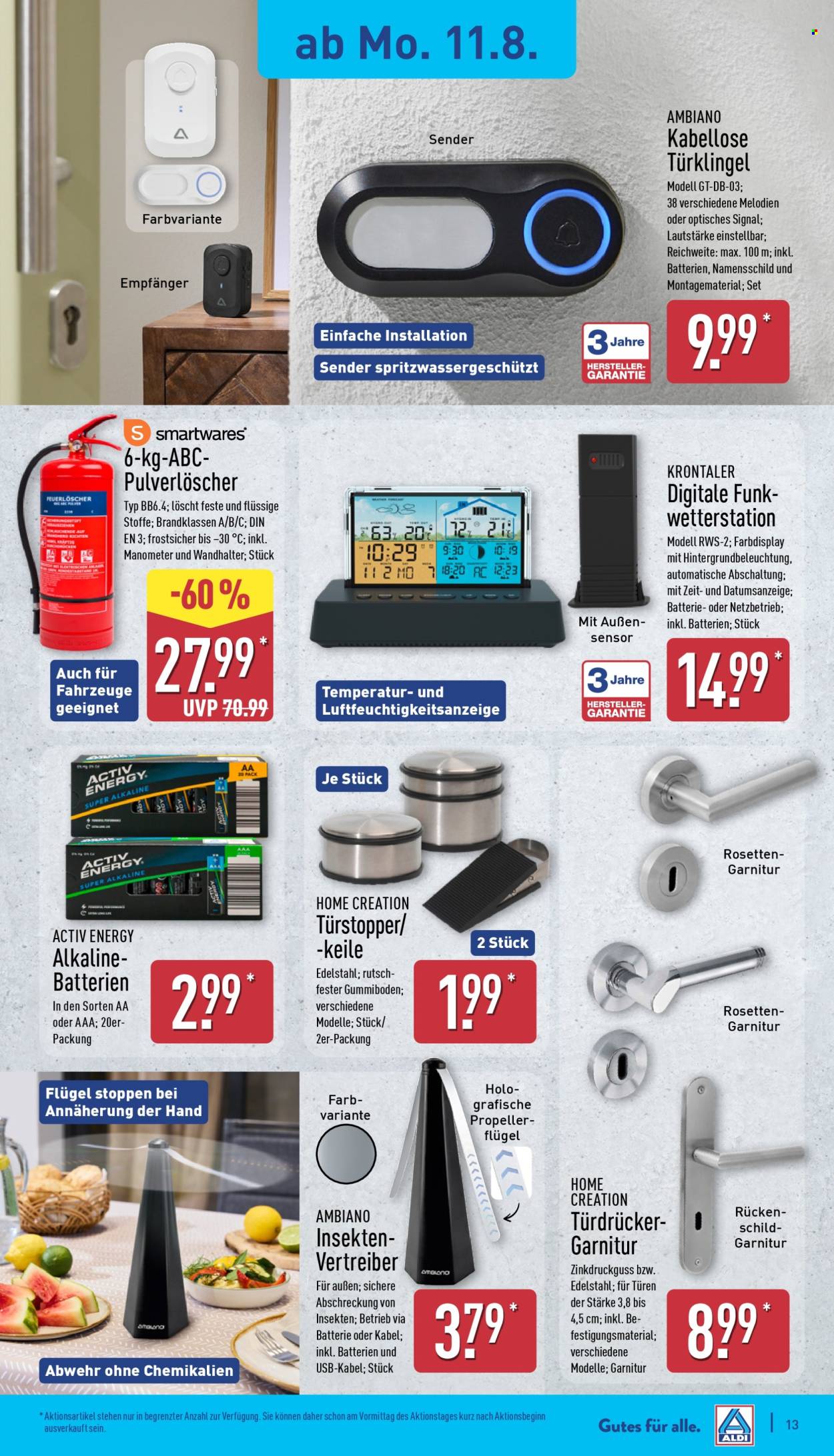 ALDI Nord Prospekte  - 11.08.2025 - 16.08.2025. Seite 13