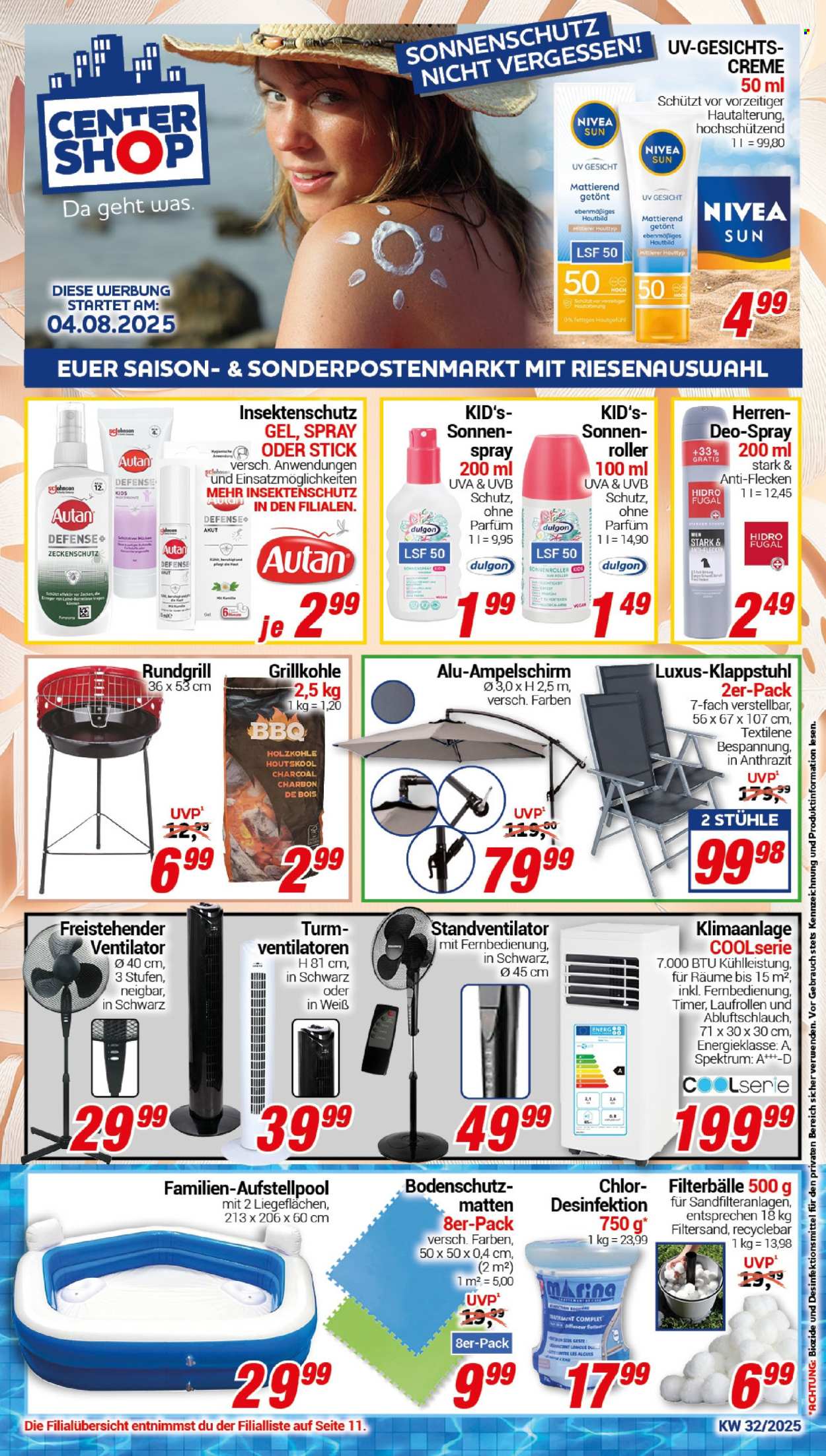 CENTERSHOP Prospekte  - 4.08.2025 - 9.08.2025. Seite 1