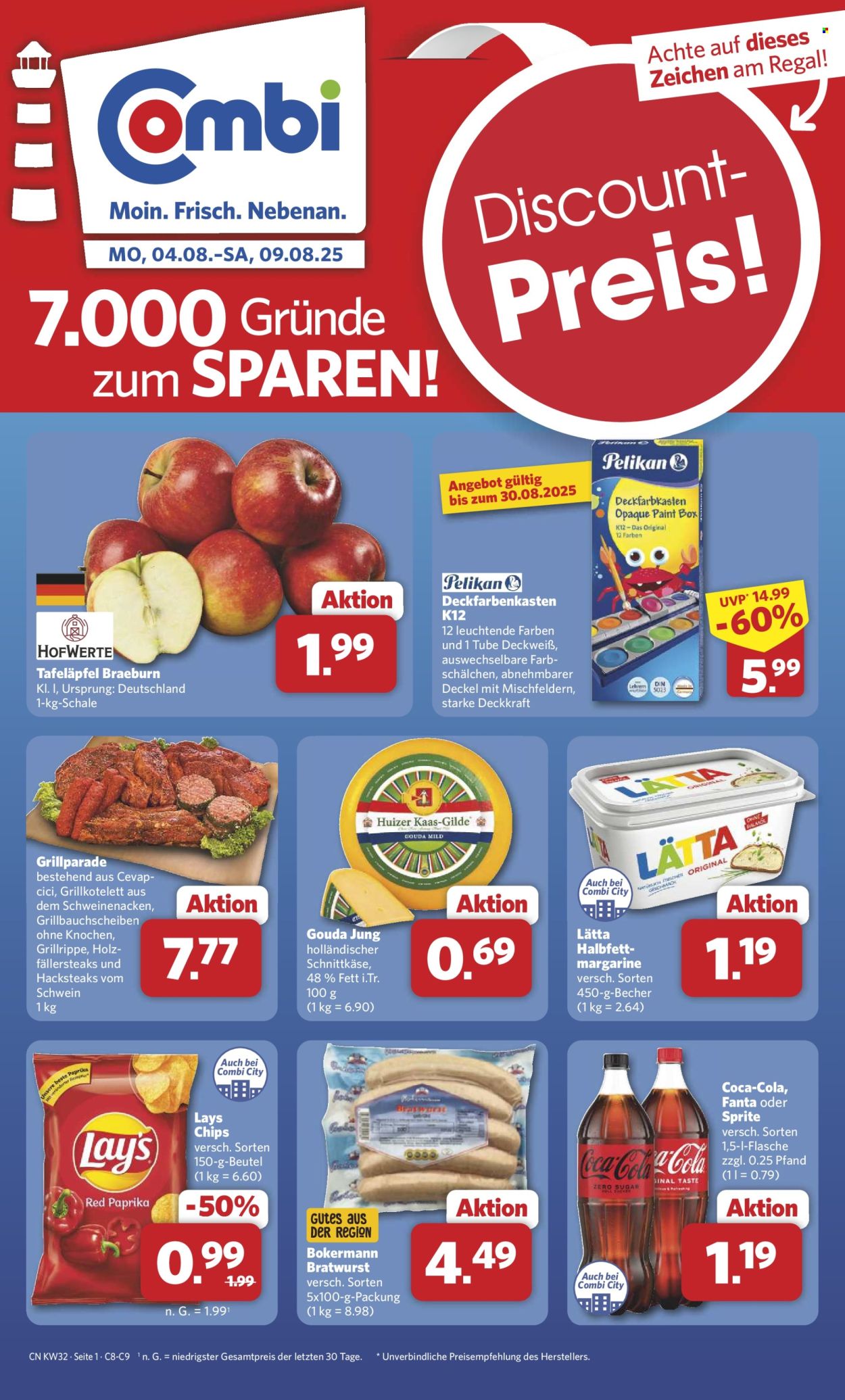 Combi Prospekte  - 4.08.2025 - 9.08.2025. Seite 1