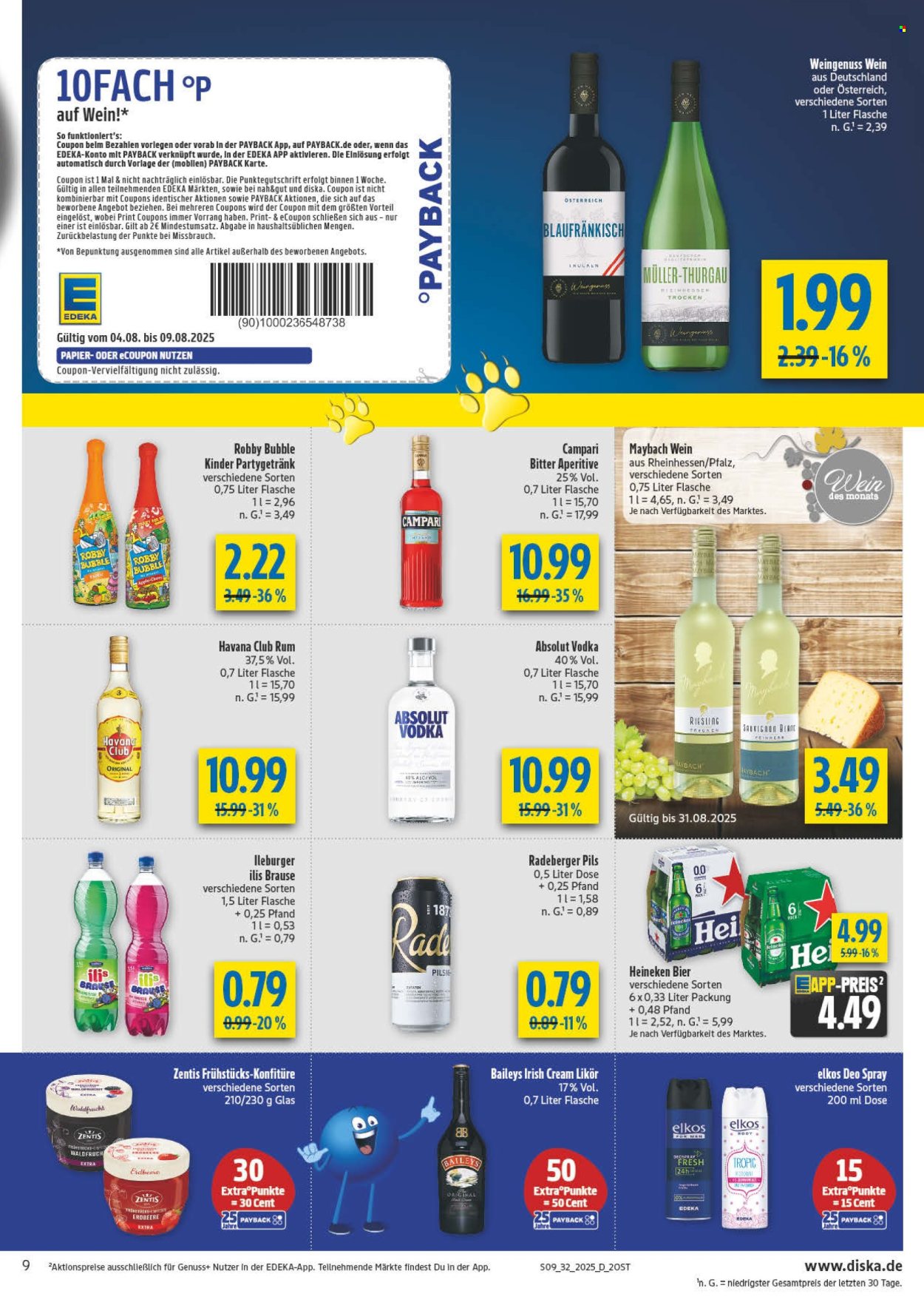 Diska Prospekte  - 4.08.2025 - 9.08.2025. Seite 9