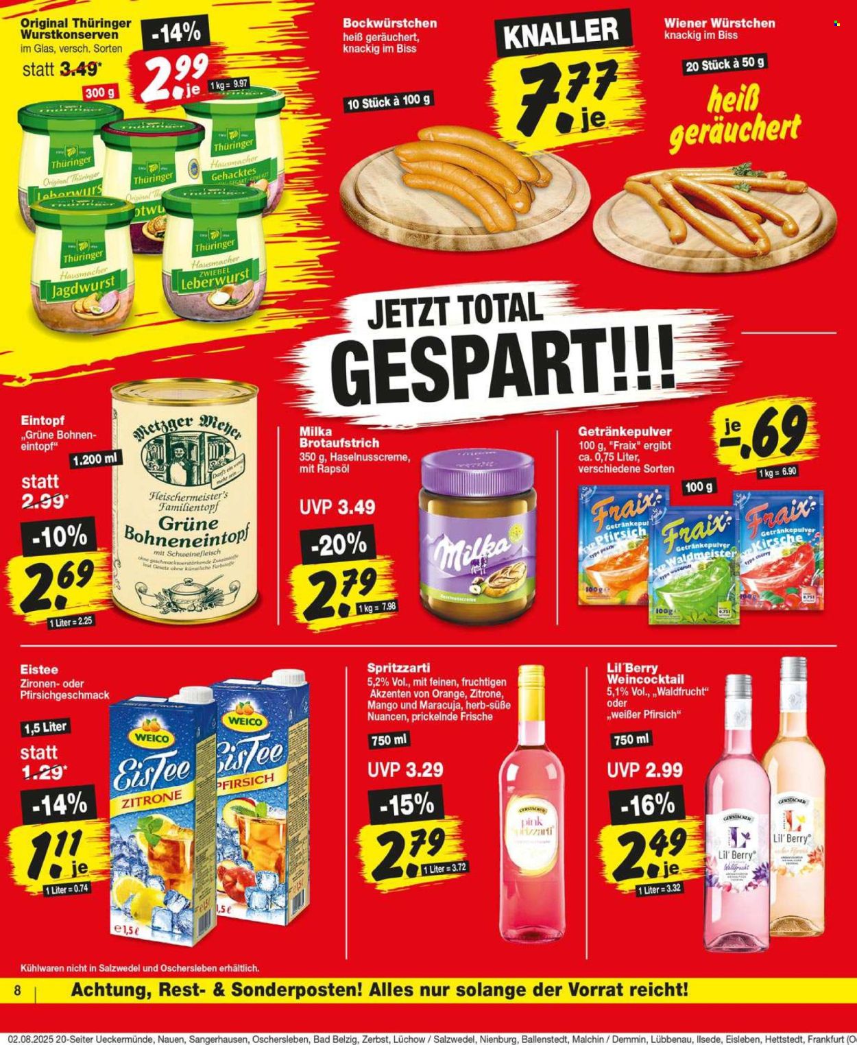 Repo Prospekte  - 4.08.2025 - 9.08.2025. Seite 8