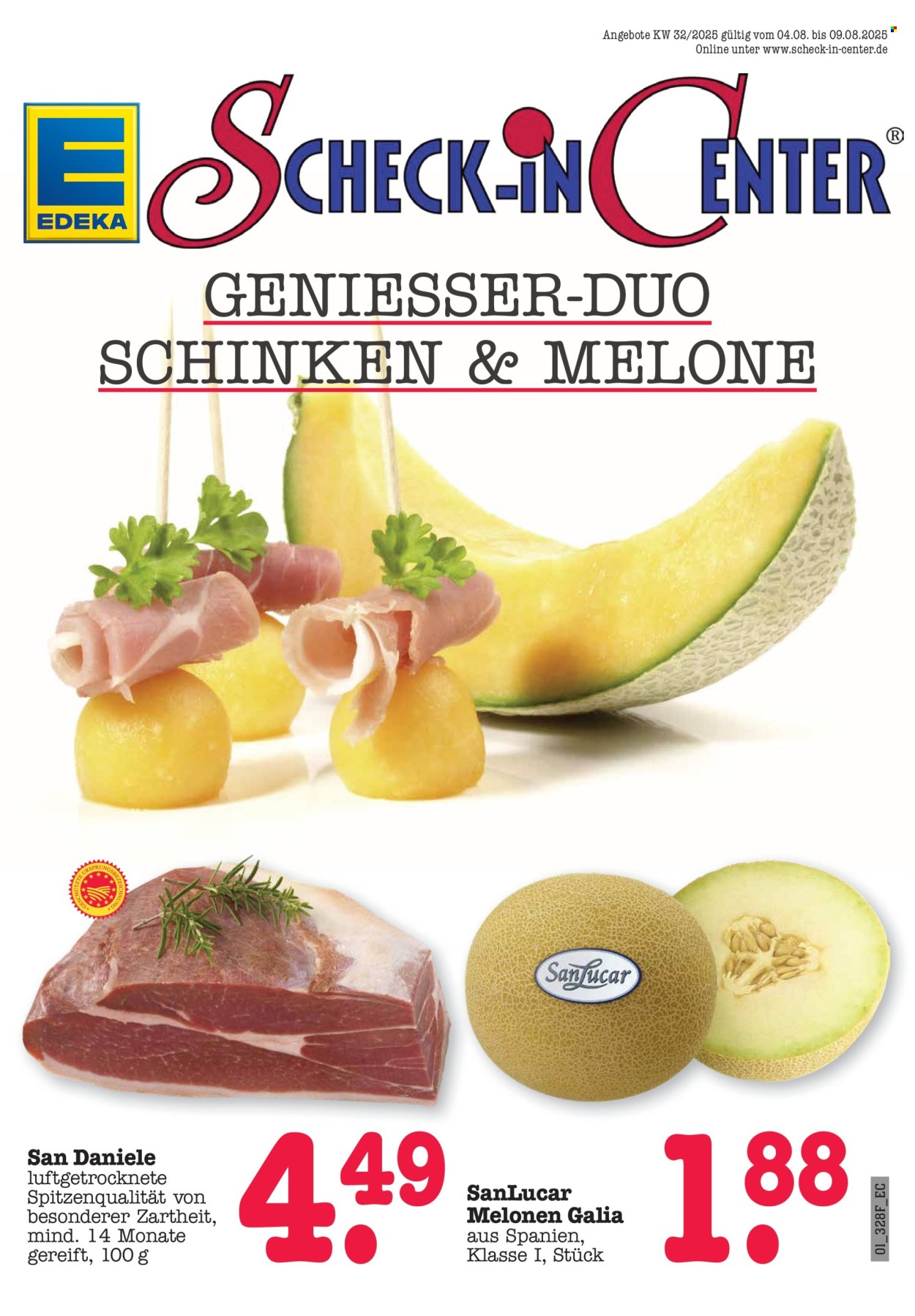 Scheck-in Prospekte  - 4.08.2025 - 9.08.2025. Seite 1
