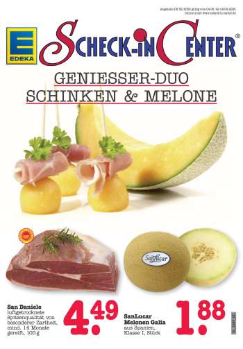 Prospekte Scheck-in - 4.08.2025 - 9.08.2025.