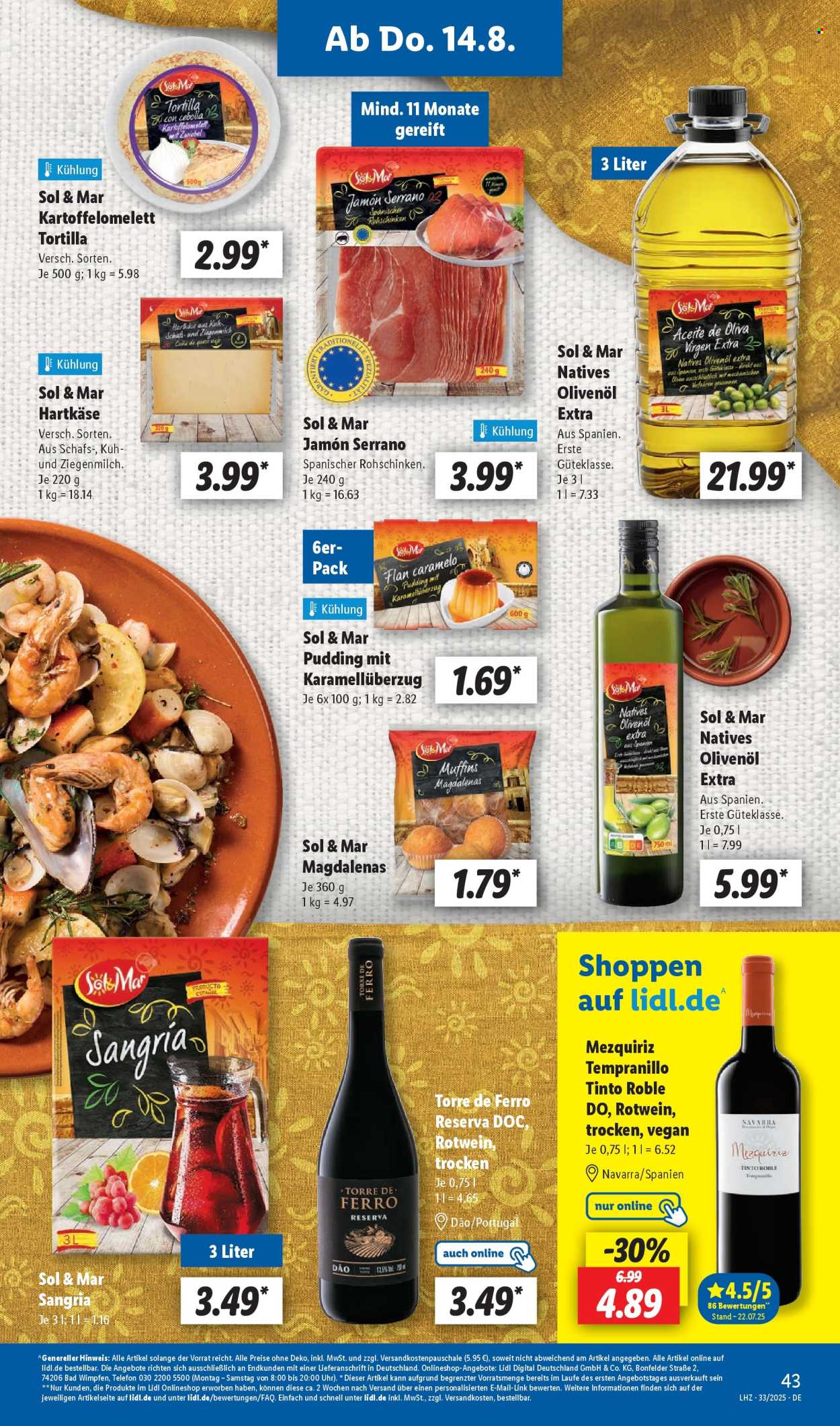 Lidl Prospekte  - 11.08.2025 - 16.08.2025. Seite 55