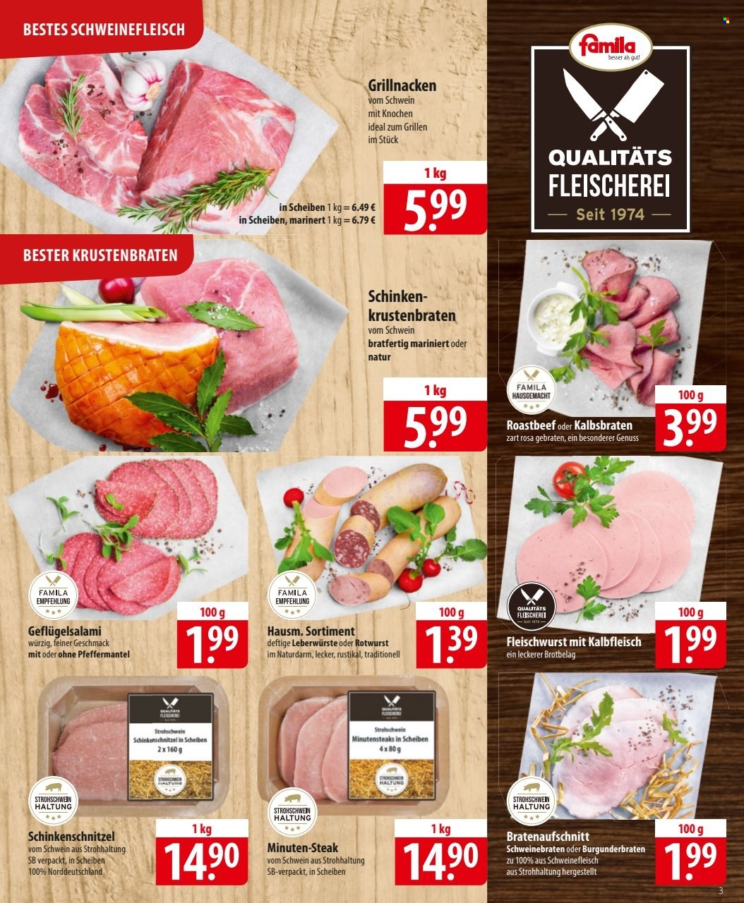 famila Prospekte  - 4.08.2025 - 9.08.2025. Seite 3