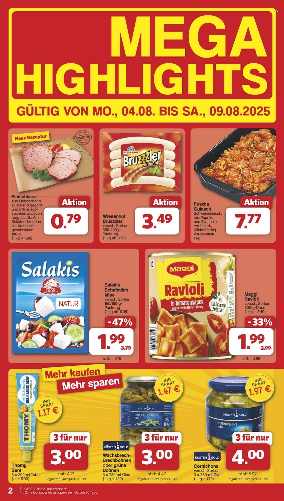 famila Prospekte  - 4.08.2025 - 9.08.2025. Seite 2