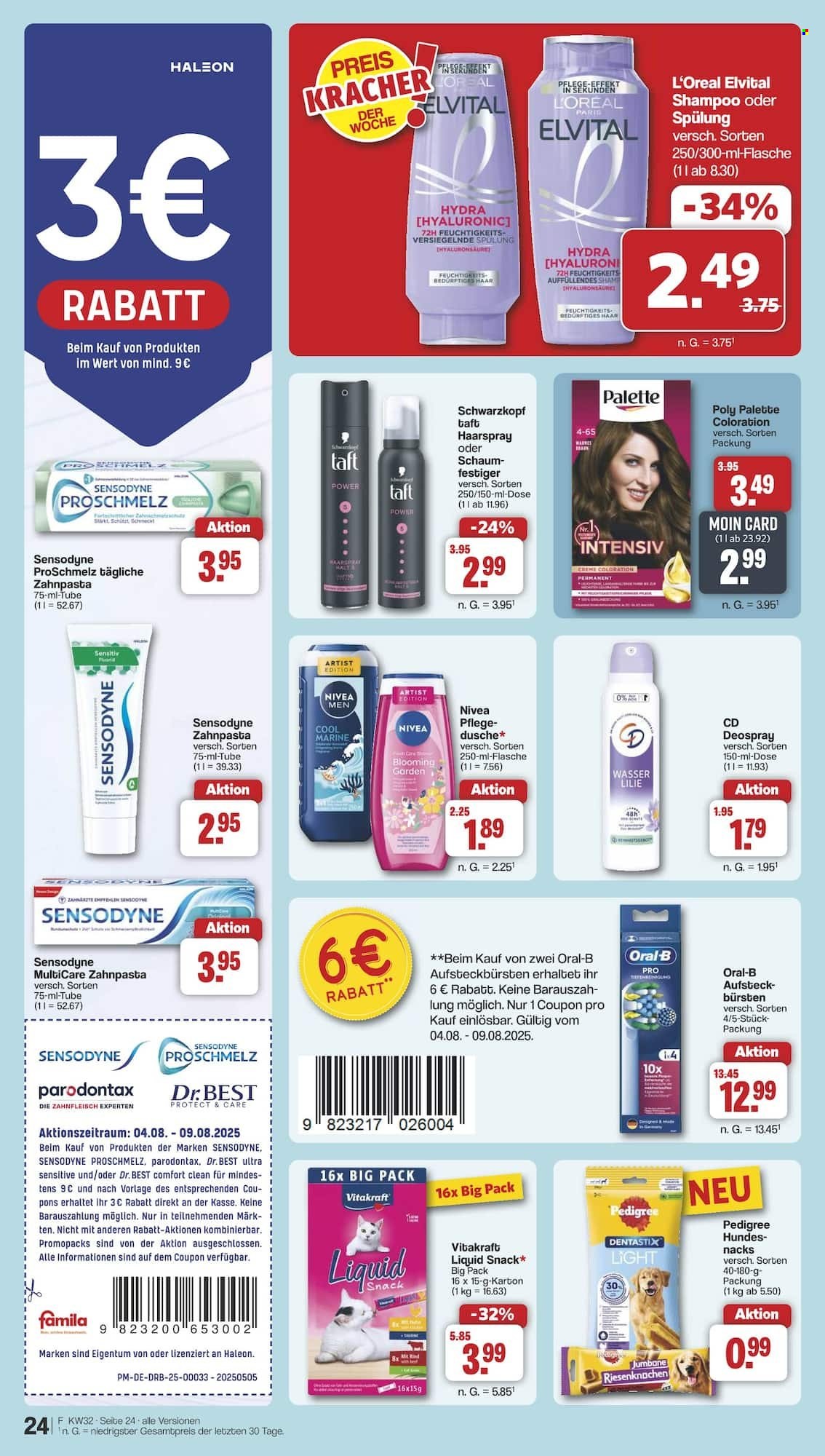 famila Prospekte  - 4.08.2025 - 9.08.2025. Seite 27
