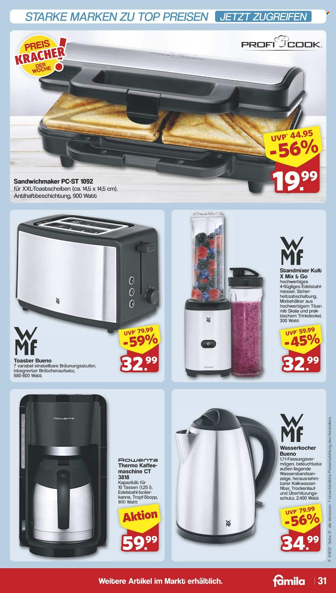 famila Prospekte  - 4.08.2025 - 9.08.2025. Seite 34