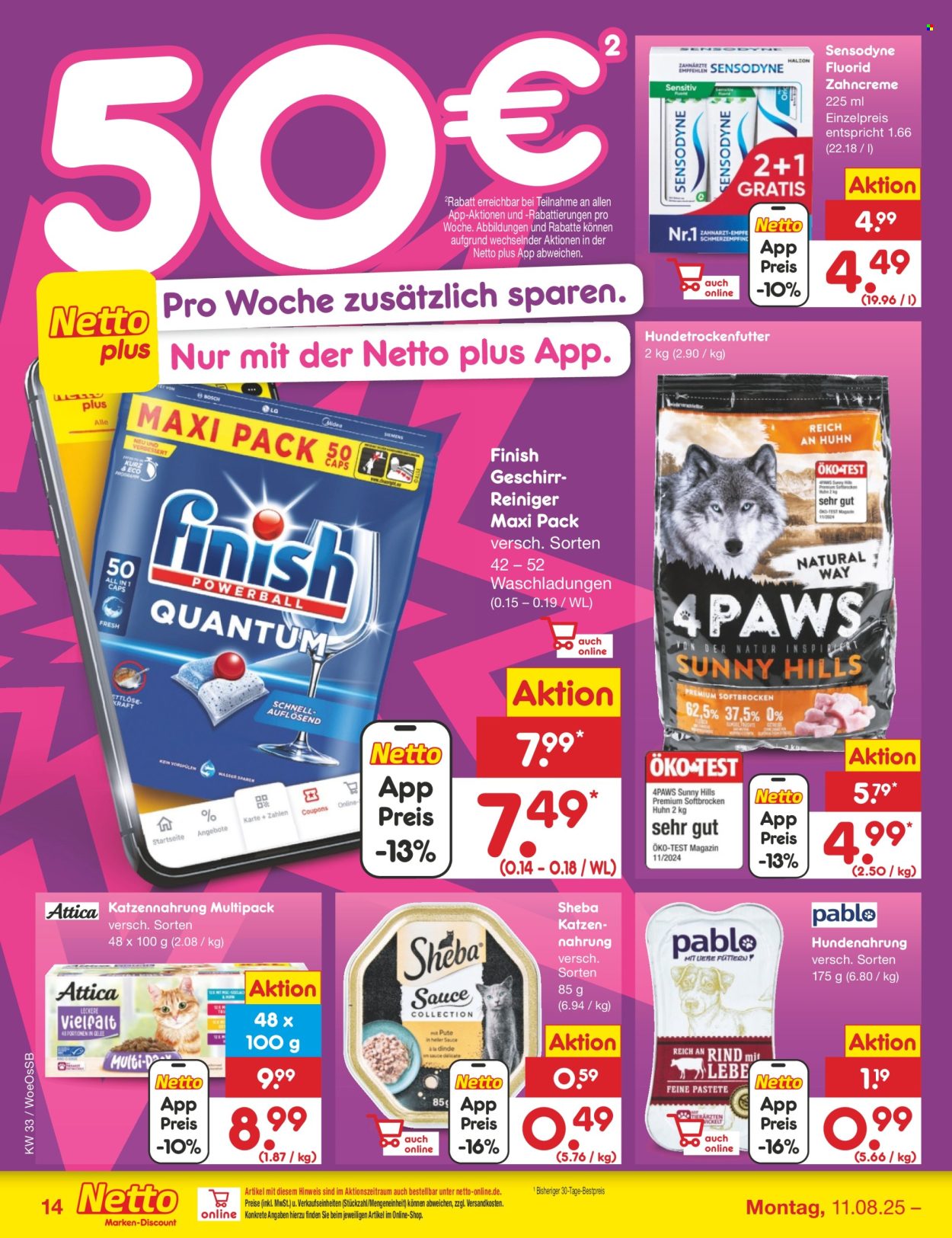 Netto Marken-Discount Prospekte  - 11.08.2025 - 16.08.2025. Seite 22