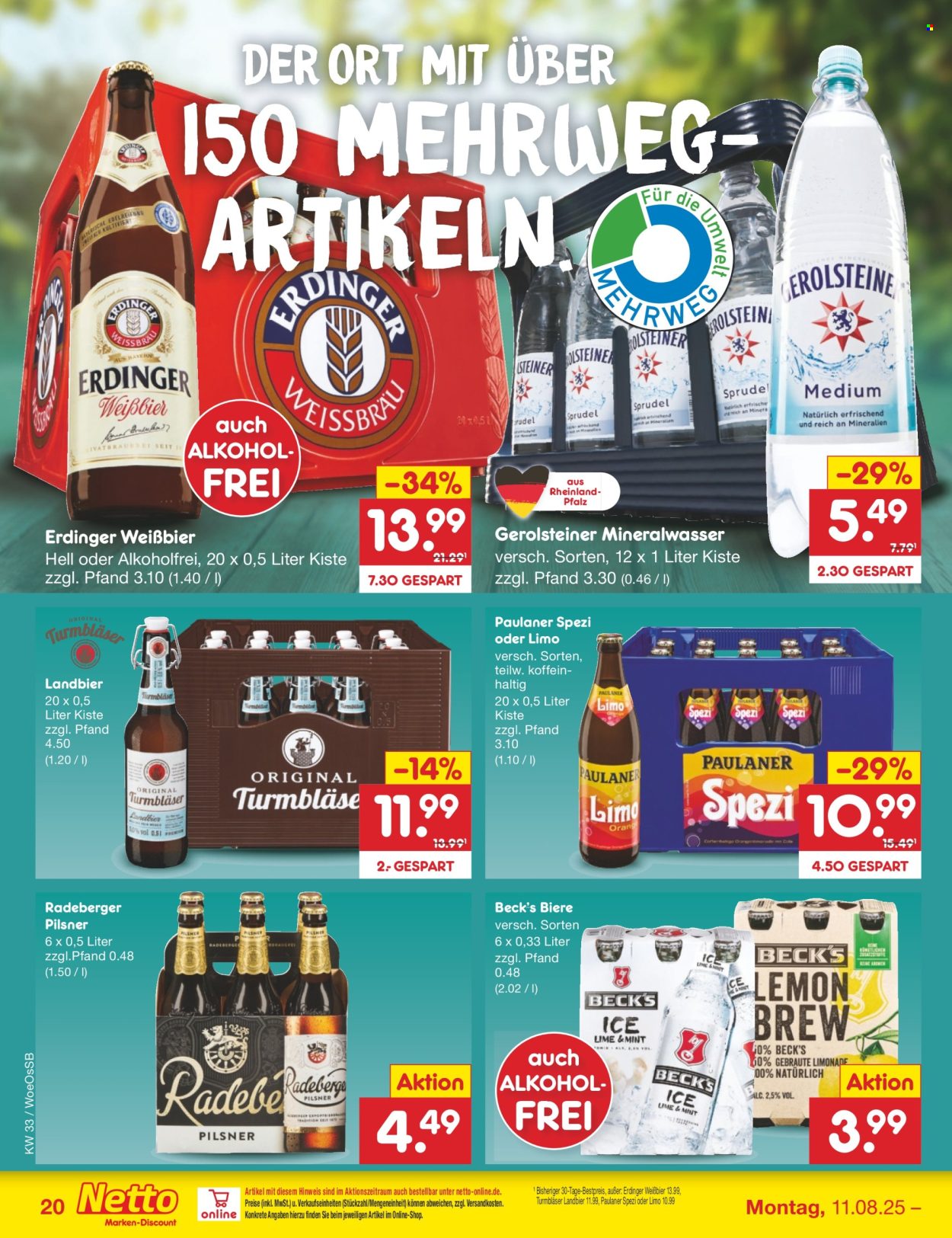 Netto Marken-Discount Prospekte  - 11.08.2025 - 16.08.2025. Seite 28
