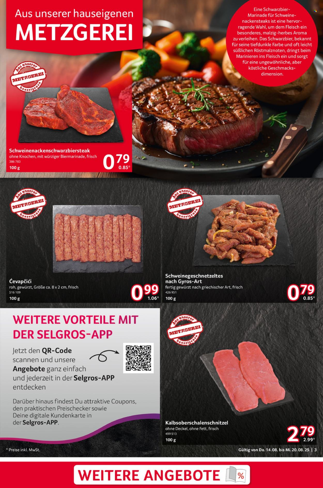 Selgros Prospekte  - 14.08.2025 - 20.08.2025. Seite 3