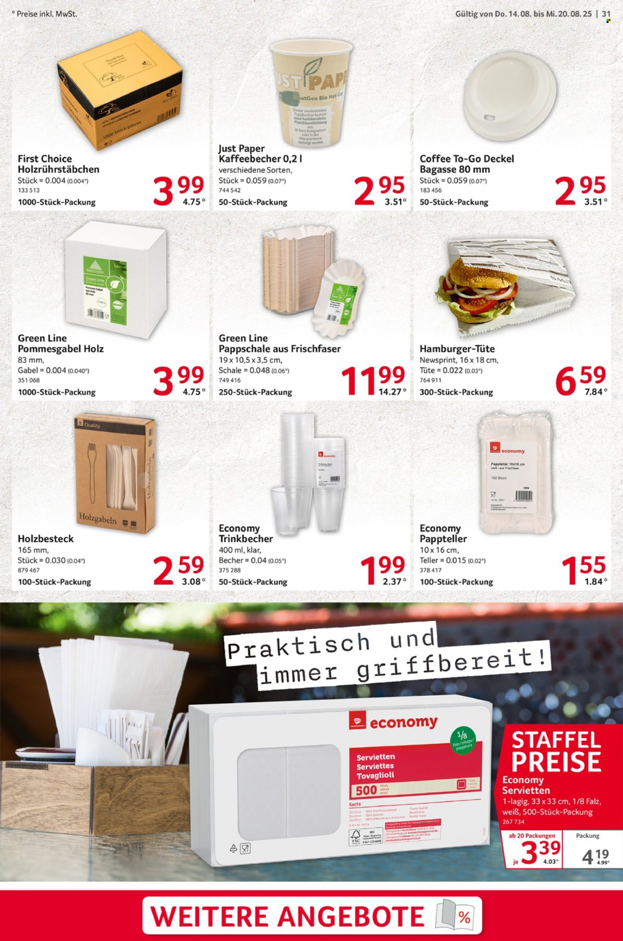 Selgros Prospekte  - 14.08.2025 - 20.08.2025. Seite 31