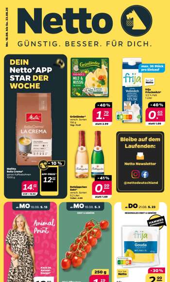 Prospekte Netto - 18.08.2025 - 23.08.2025.
