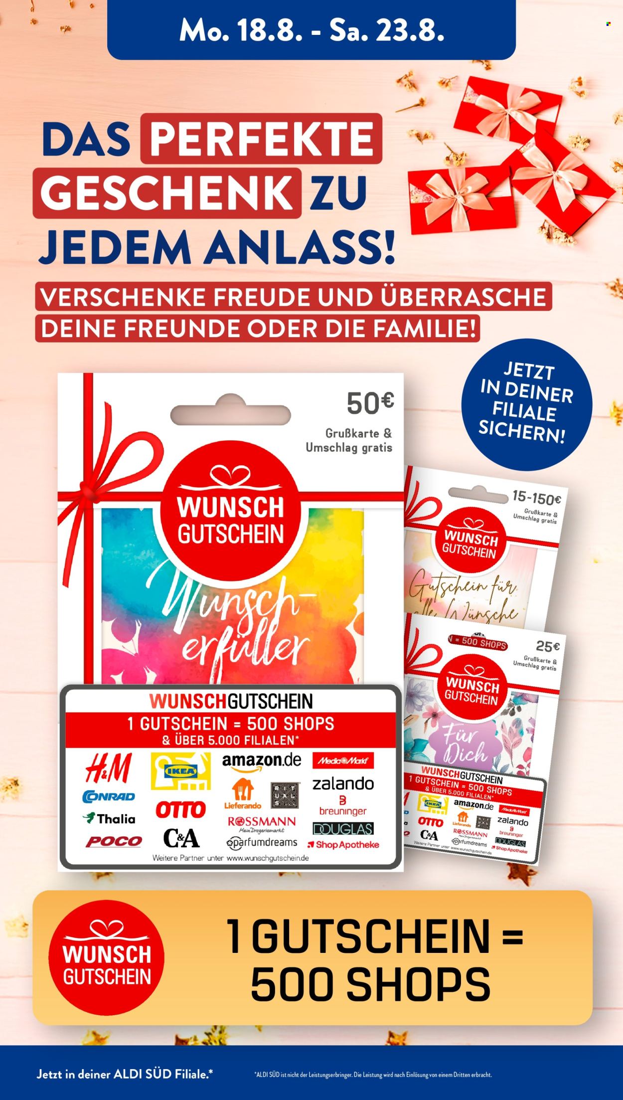 ALDI SÜD Prospekte  - 18.08.2025 - 23.08.2025. Seite 39