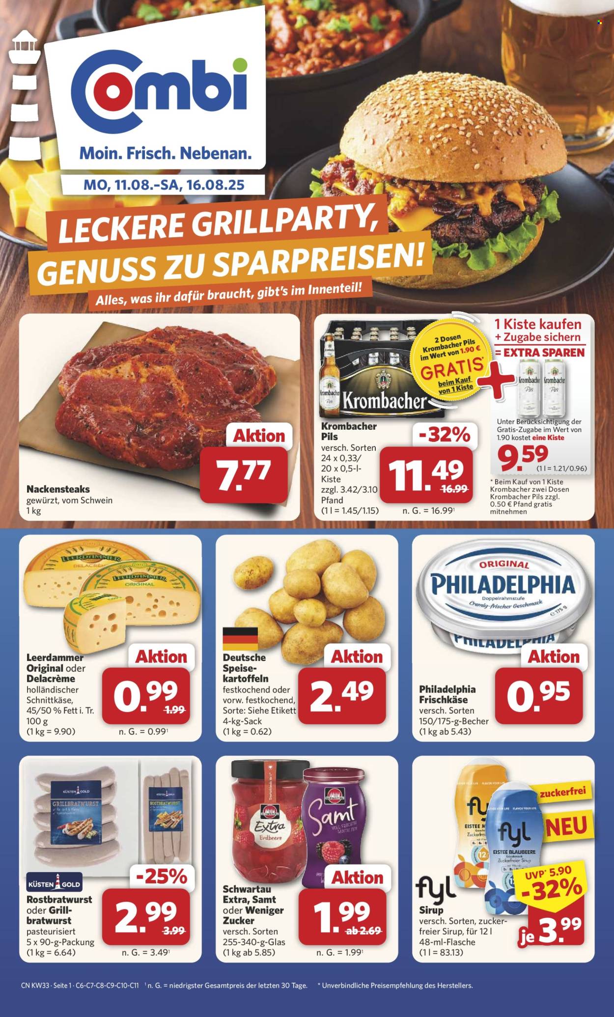 Combi Prospekte  - 11.08.2025 - 16.08.2025. Seite 1